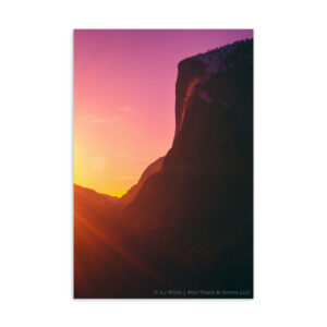 The Sunset Before Firefall Postcard