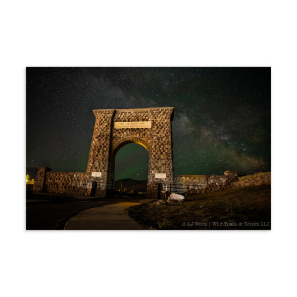 standard-postcard-4x6-front-698ace1b648cb.jpg Stars through the Roosevelt Arch Postcard