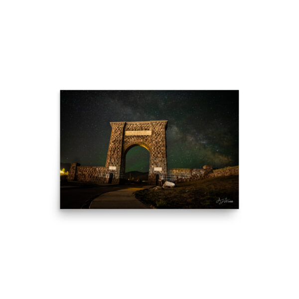 premium-luster-photo-paper-poster-in-12x18-front-6a3e392807483.jpg Milky Way Over Roosevelt Arch