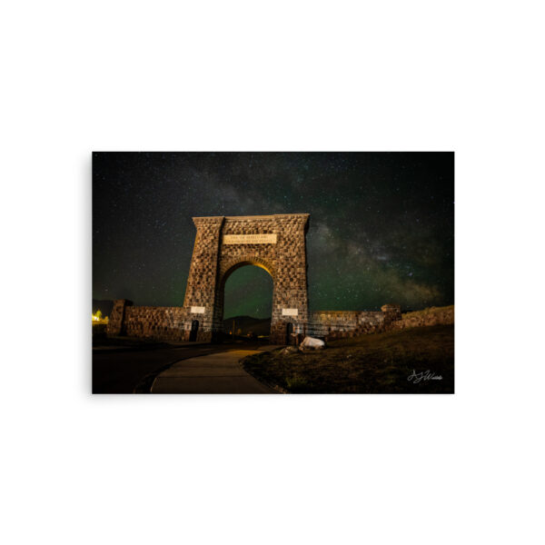 premium-luster-photo-paper-poster-in-20x30-front-6a3e392808a88.jpg Milky Way Over Roosevelt Arch