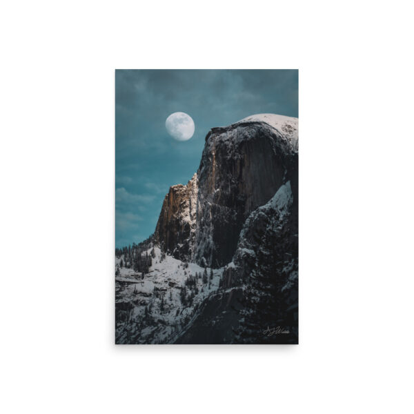 premium-luster-photo-paper-poster-in-20x30-front-6a3e4167ba072.jpg Half Dome Under the Moon